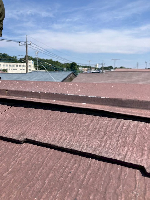 棟板金の浮き